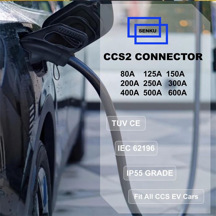 250A DC Car Charging CCS2 Plug